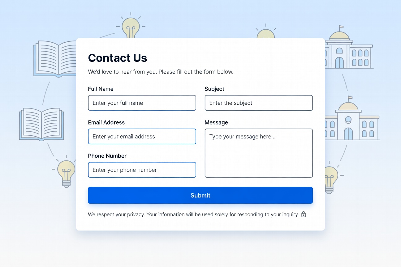 お問い合わせフォーム